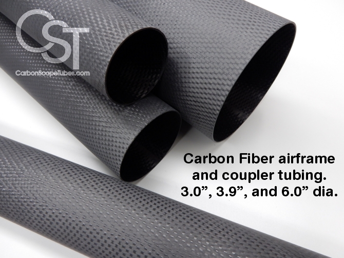 Structural carbon fiber tubes